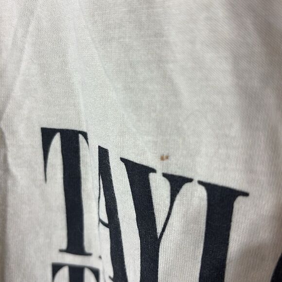 Taylor swift the eras tour official merch band tee swiftie cream colored Taylor - Picture 5 of 5